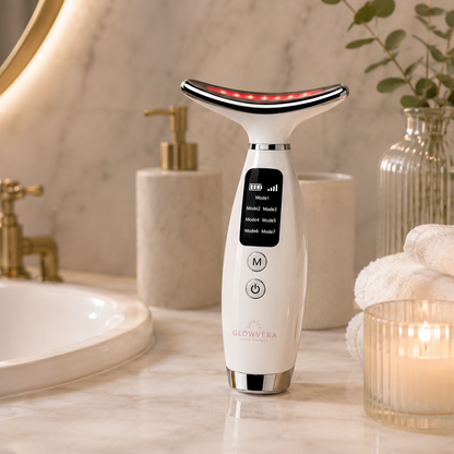 Masajeador Facial 7 LED + EMS Glow Vera™